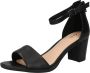 Clarks Zwarte Leren Sandalen Kaylin60 2Part Black Dames - Thumbnail 1