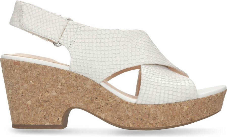 Clarks Dames schoenen Maritsa Lara D white snake