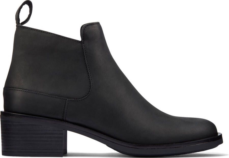 Clarks Dames Memi Zip D 2 black leather