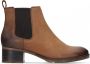 Clarks Dames schoenen Mila Top D dark tan leather - Thumbnail 1