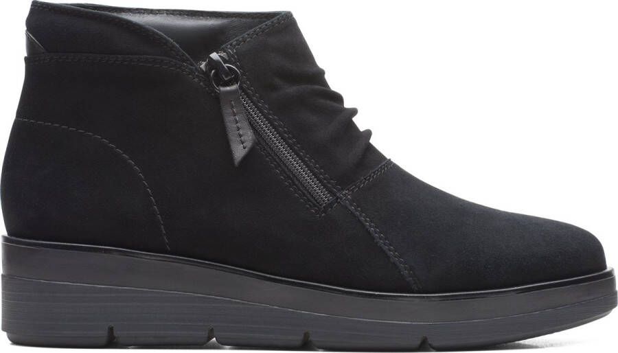 Clarks Dames schoenen Shaylin Up D black suede