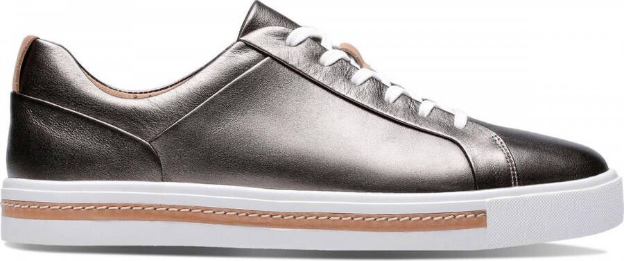 Clarks sneakers laag un maui lace Zilver-6.5 (40-40 5)