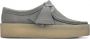 Clarks Dames schoenen Wallabee Cup D light grey suede - Thumbnail 1