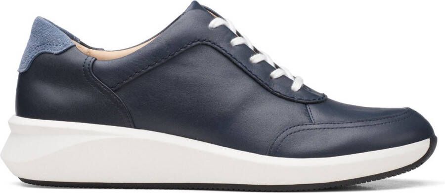 Clarks Dames Un Rio Mix D 3 navy leather