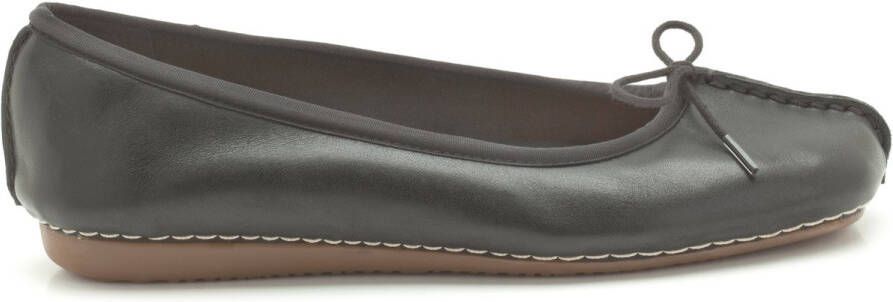 Clarks Damesschoenen Freckle Ice D black leather