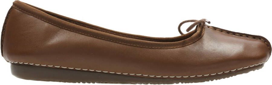 Clarks Ballerina's Freckle Ice Slipper flats slipper met strikjes