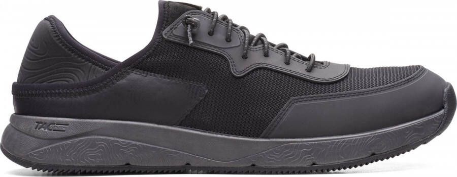 Clarks Davis Low Heren Sneakers Black Combi