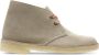 Clarks Woestijnlaars Zand Suède Stijlvolle Schoenen Beige Dames - Thumbnail 1