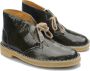 Clarks Metallic Leren Desert Boot Dames Enkellaars Grijs Dames - Thumbnail 1