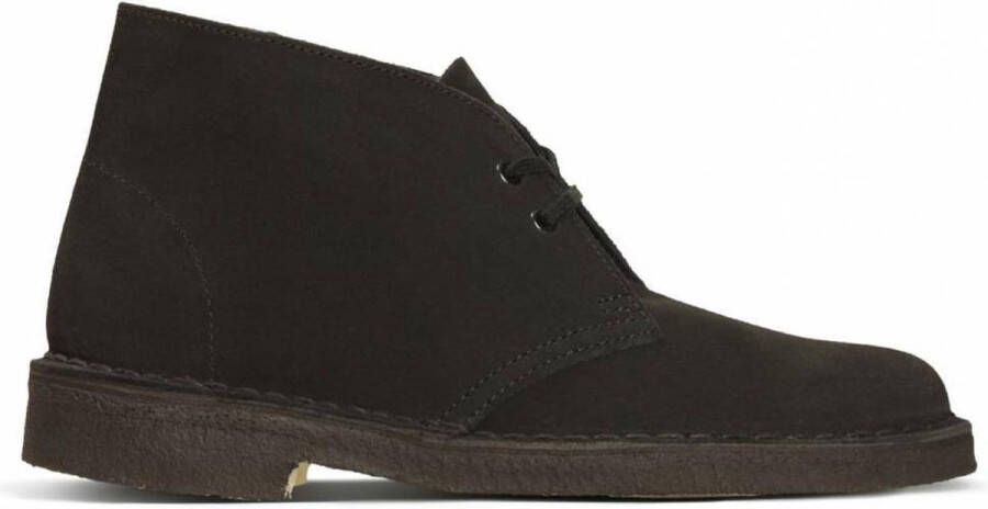 Clarks Originals Desert Boot. Dames Veterboot Black Sde