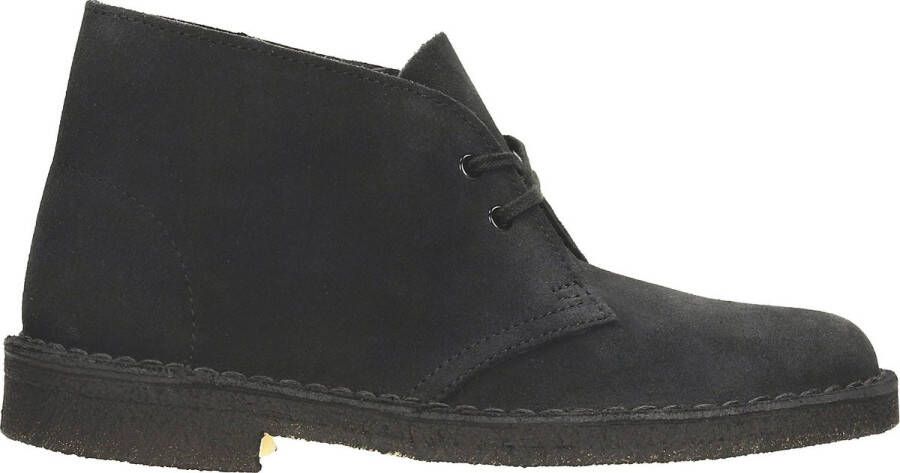 Clarks Desert Boot Suede Antraciet Laarzen Dames