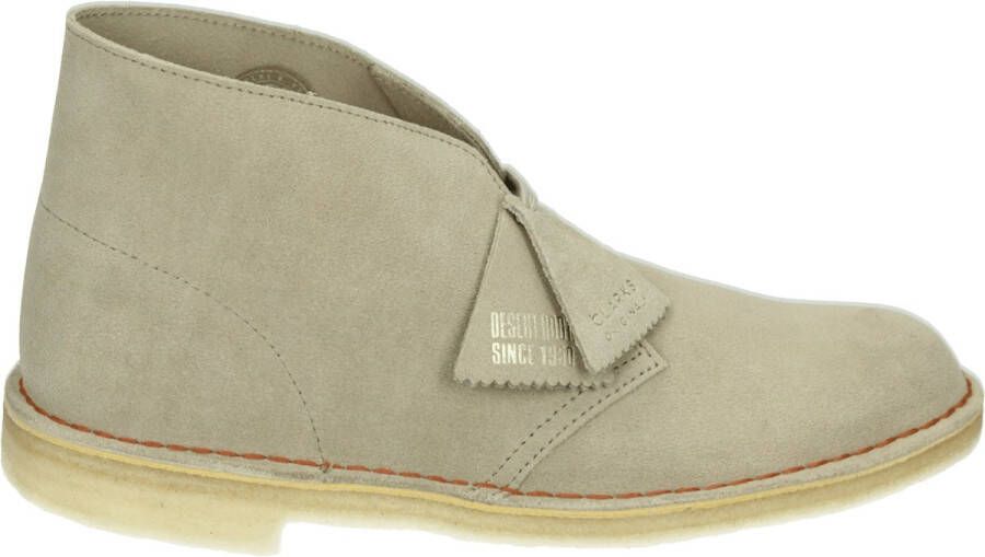 Clarks DESERT~BOOT~~~~~~~~~~~~~~~~~~~ Vrije tijd half-hoogHeren veterschoenHeren sneakers Wit beige