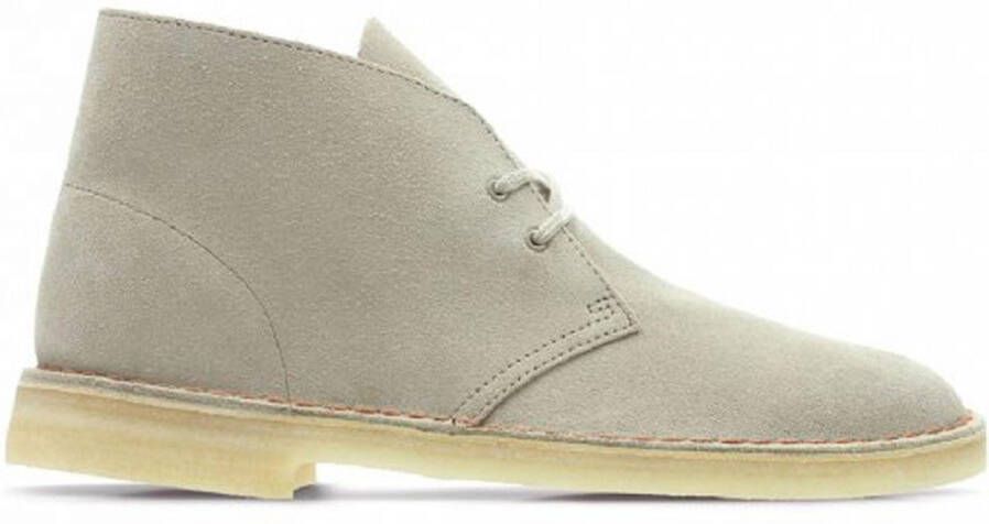 Clarks DESERT~BOOT~~~~~~~~~~~~~~~~~~~ Vrije tijd half-hoogHeren veterschoenHeren sneakers Wit beige