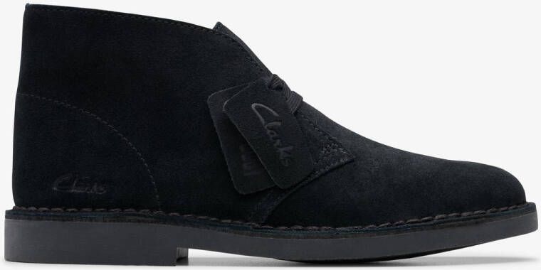 Clarks Desert Bt Evo. Dames Veterschoenen Suede Zwart