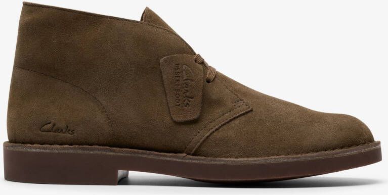 Clarks Desert Bt Evo. Heren Veterschoenen Khaki Suede