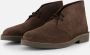Clarks Veterboot Desert Boot Evo Donkerbruin Verwisselbaar Voetbed - Thumbnail 1