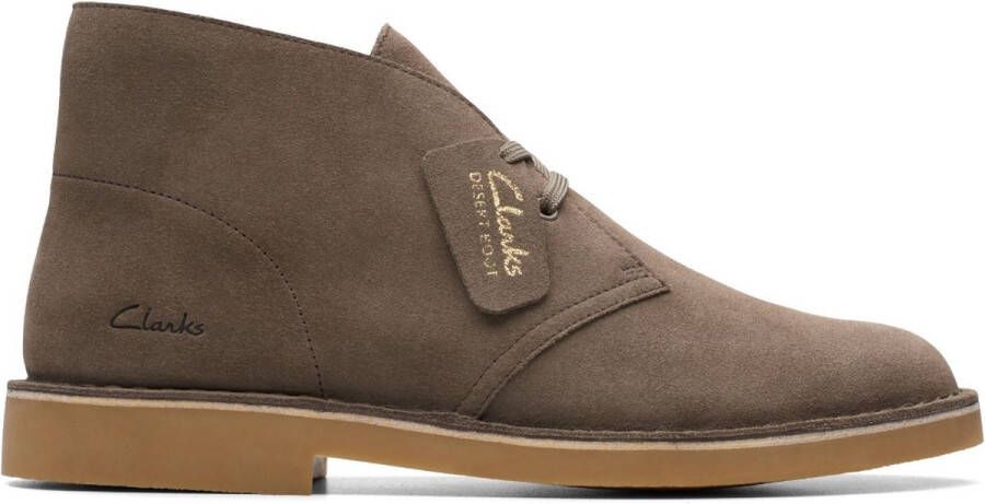 Clarks Desertboot Evo Veterboot Mannen Grijs