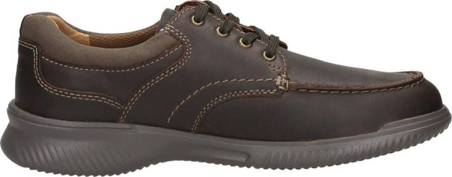 Clarks Donaway Edge Veterschoenen Laag donkerbruin - Foto 4