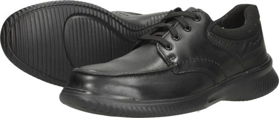 Clarks Donaway Edge Veterschoenen Laag zwart