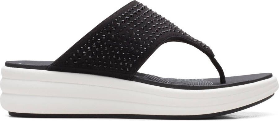 Clarks Drift Jaunt Dames Slippers Black