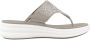 Clarks Flip Flops Gray Dames - Thumbnail 1