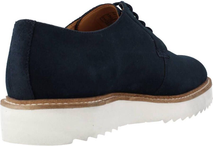 Clarks Laced Shoes Blue Heren