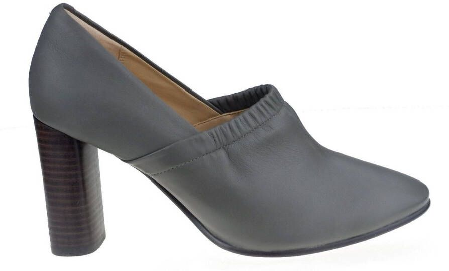 Clarks Stijlvolle Grace Bay Leren Pumps Gray Dames