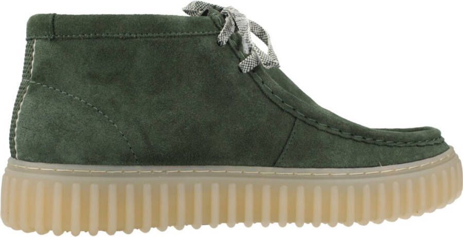 Clarks Suede Herenschoenen Herfst Winter Collectie Green Heren