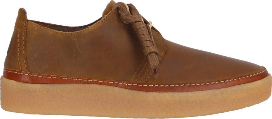 Clarks Veterschoenen Clarkwood Low veterschoenen zakelijke schoen met opvallende veters