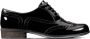 Clarks Zwarte leren veterschoenen voor dames Black Dames - Thumbnail 1