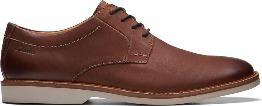 Clarks Heren Atticus LTLace G 4 dark tan lea