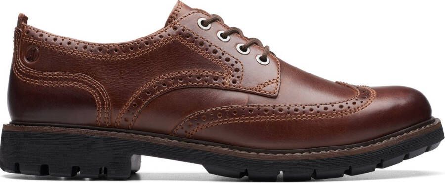 Clarks Schoenen met perforatie Batcombe Far Brogue veterschoen zakelijke schoen met vleugelneus