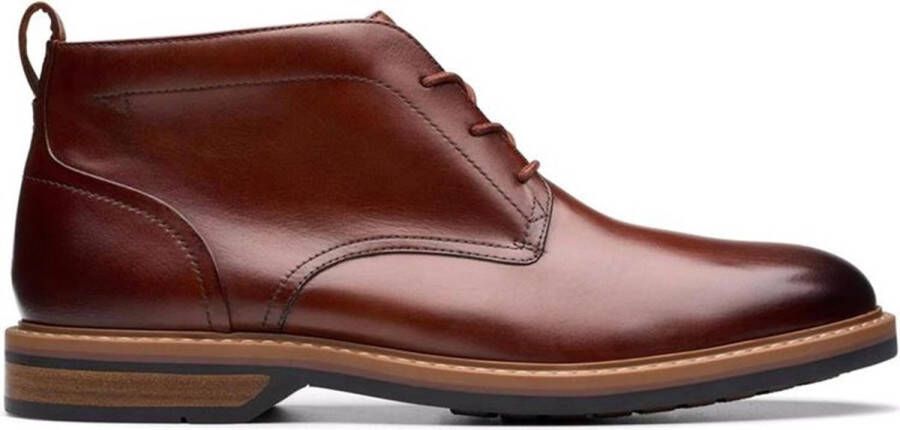 Clarks Heren Bottine Aldwin Chukka Cognac COGNA