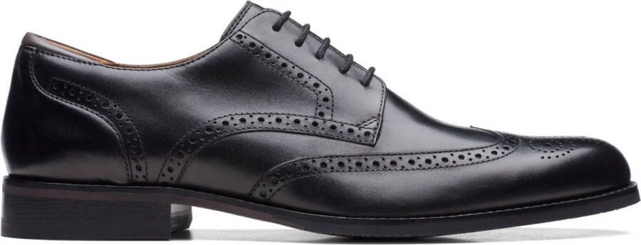 Clarks Zwarte Formele Zakenschoenen Black Heren