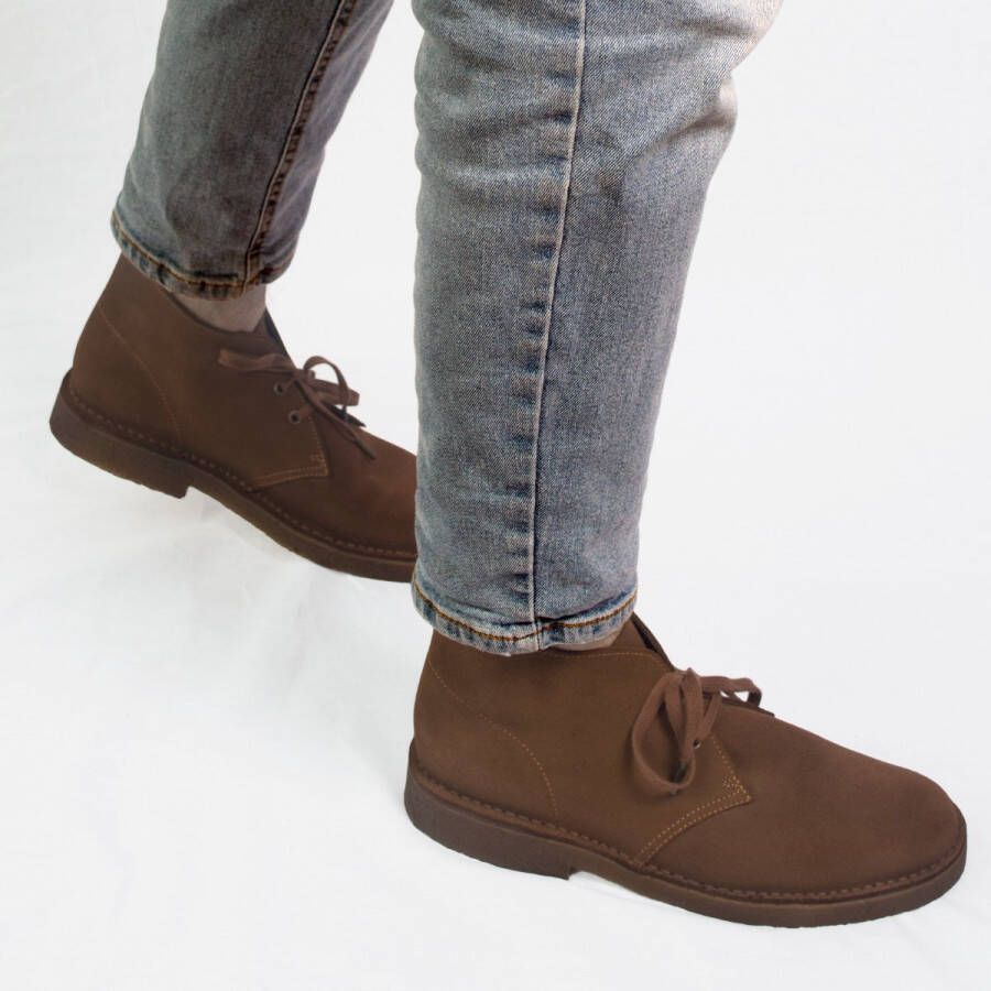 Clarks DESERT BOOT Volwassenen Heren sneakersHeren veterschoenVrije tijd half-hoog Cognac