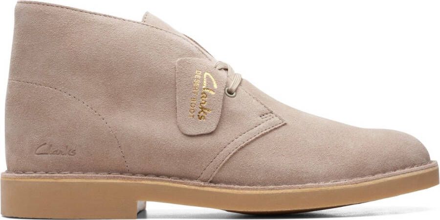 Clarks Veterboot Desert Boot Evo Zand Suède Verwisselbaar Voetbed