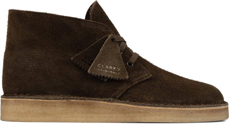 Clarks Desert Coal Groen Heren Veterboots Khaki Kleur Khaki