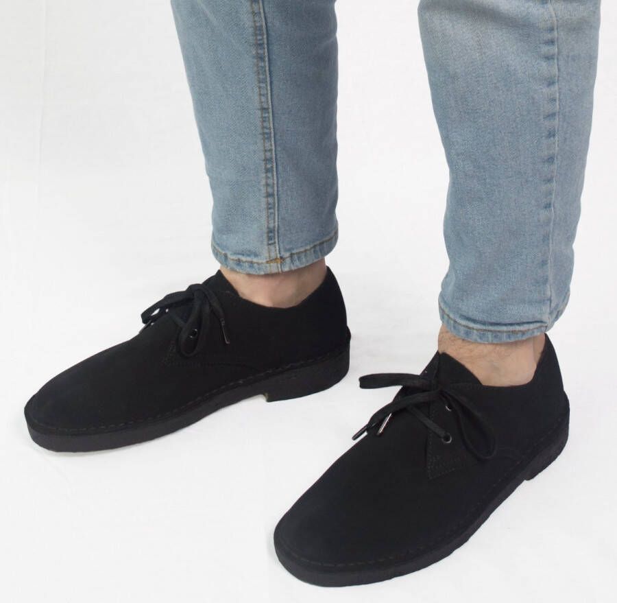 Clarks Originals Clarks Heren schoenen Desert Khan G Zwart
