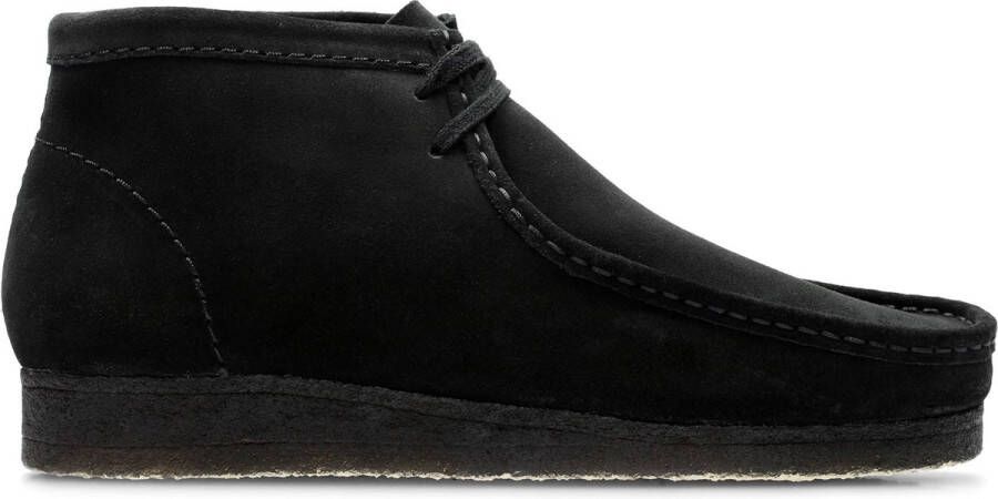 Clarks Originals Wallabee Boot Womens Black Sde Laarzen 26155521