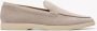 Clarks Heren Mocassin Torford Easy Grey Suede G-Breedte GRAU - Thumbnail 1