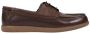 Clarks Heren Moccassin Van Leer In Bruin Kleur - Thumbnail 1