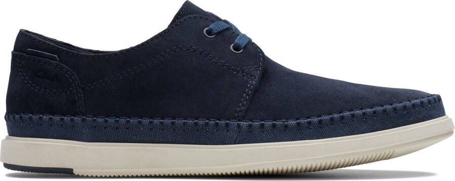 Clarks Heren schoenen Bratton Lo G Blauw