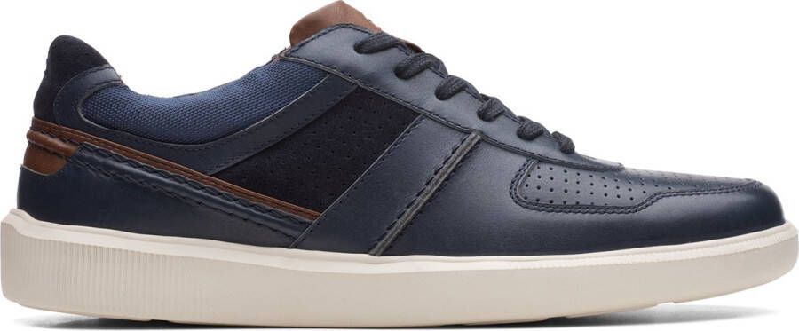 Clarks Cambro Race Heren Sneakers Navy Combi