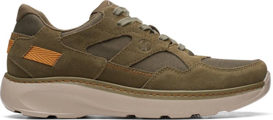 Clarks Sneaker ChartLite Tor Dark Olive Combi Suède