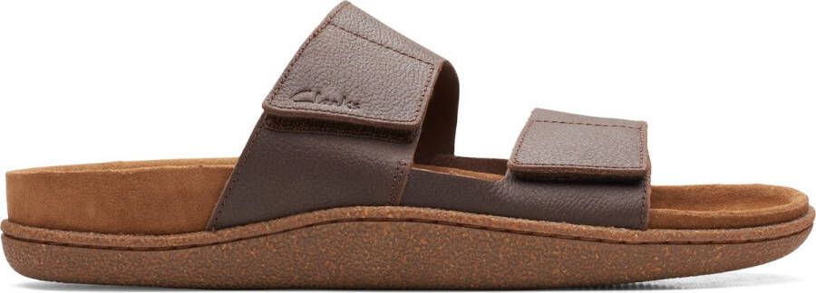 Clarks Heren schoenen Pilton Strap G Bruin