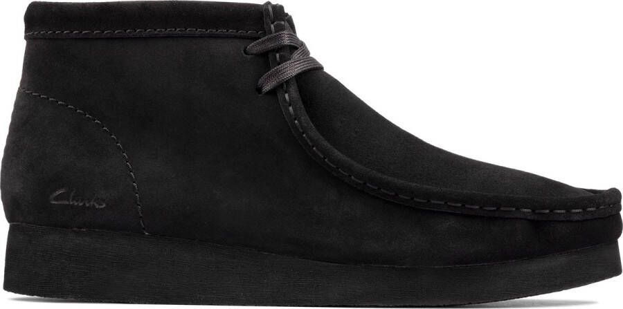Clarks Heren schoenen Wallabee Boot2 G black suede - Foto 1