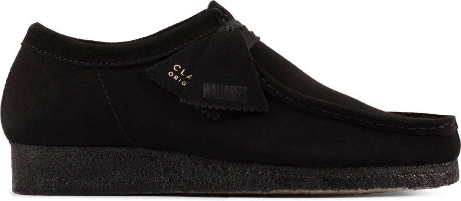 Clarks Zwarte platte schoenen Loafers Vierkante neus Black Heren