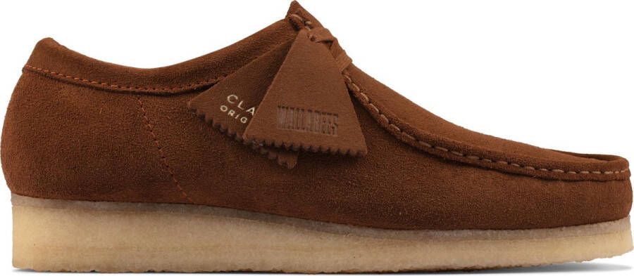 Clarks Originals Wallabee Bruin Suède Crepe Zool Brown Heren