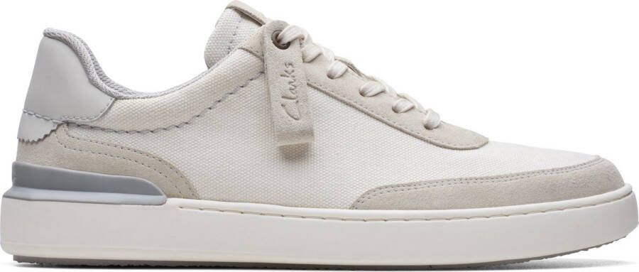 Clarks Witte Herensneakers White Heren