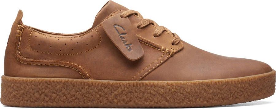 Clarks Casual suède leren schoenen met rubberen zool Beige Heren